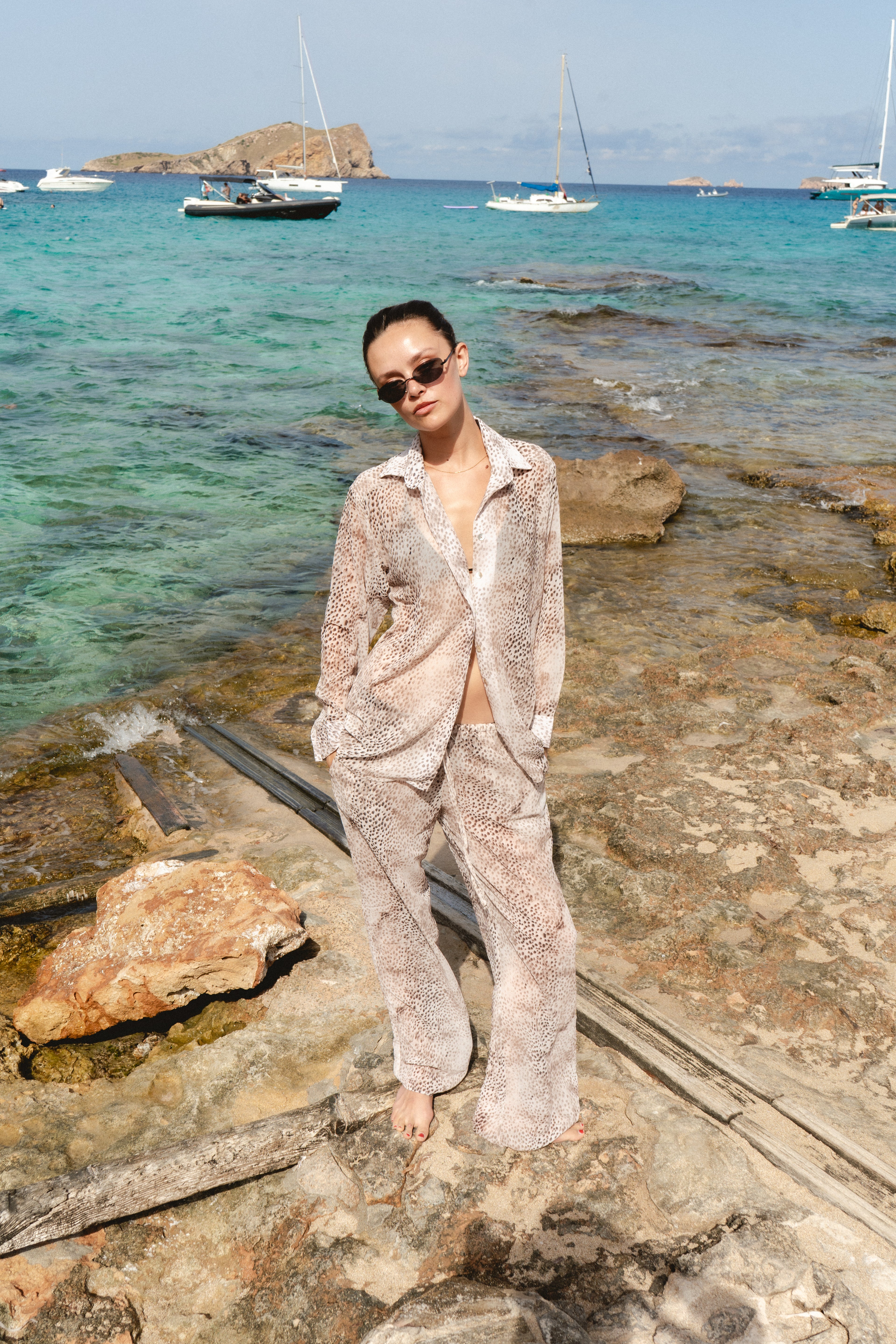 Sienna Printed Oversized Shirt