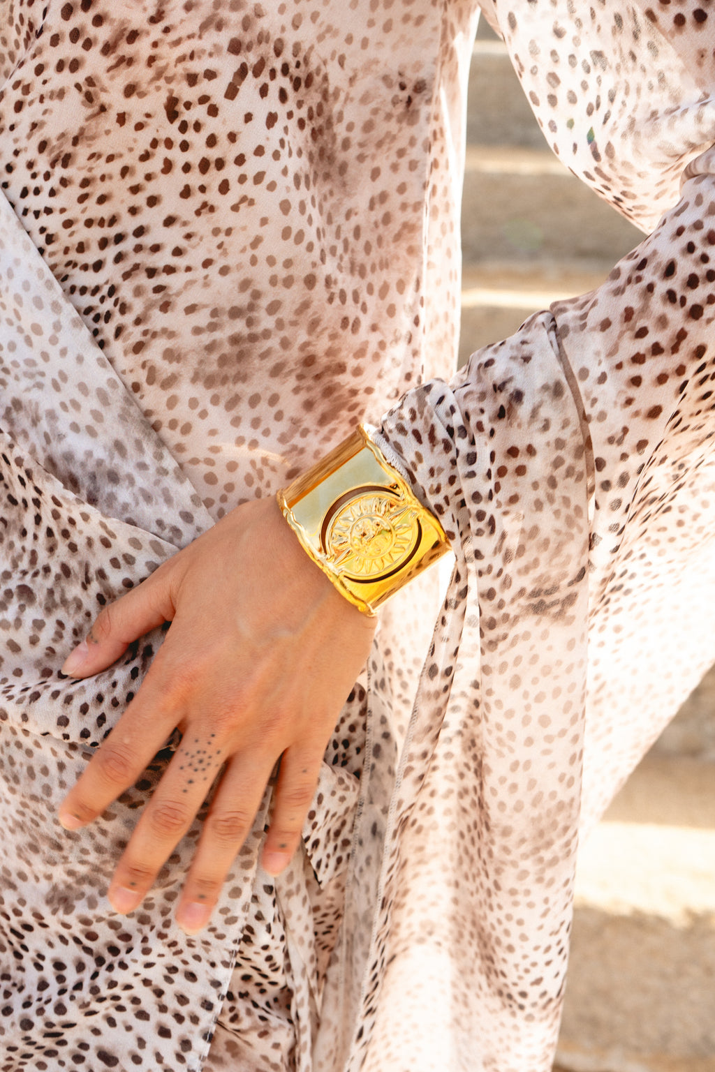 Seraphina Sun Cuff - Gold