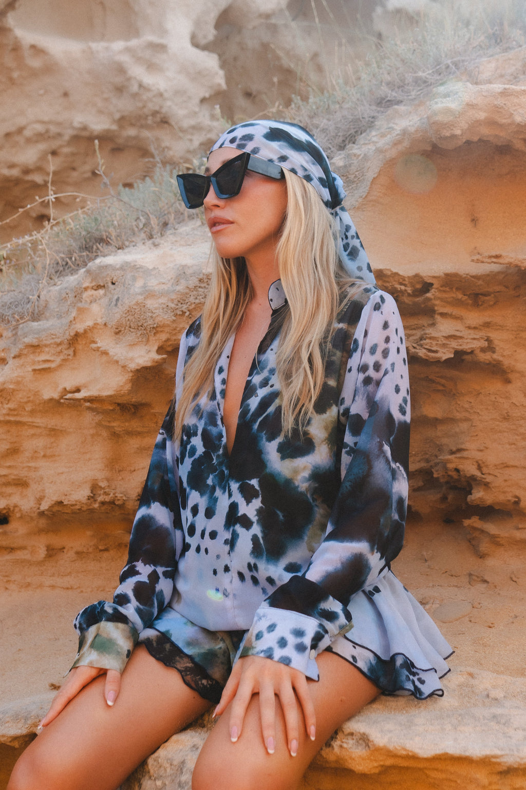 Zara Cat Eye Sunglasses - Noir