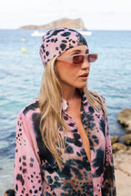 Maris Half Rim Sunglasses - Light Pink
