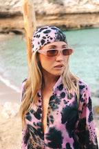 Maris Half Rim Sunglasses - Light Pink